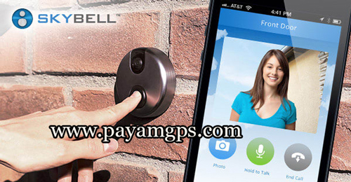 زنگ در SkyBell با قابلیت پاسخ از طریق تلفن همراه
